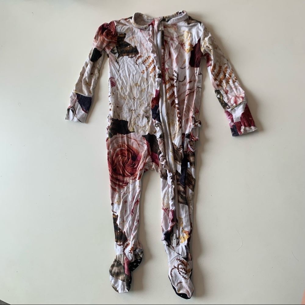 Posh Peanut Zippered Ruffle Footie